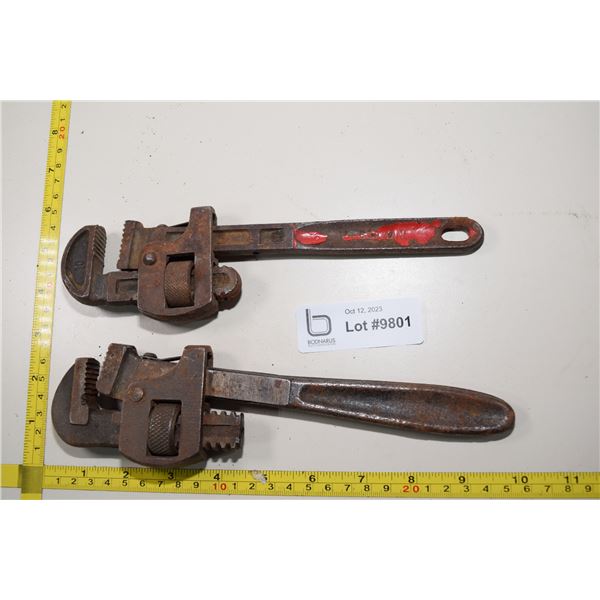 (2) German Pipe Wrenches