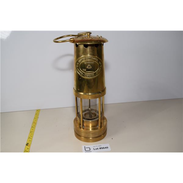 Brass Miner's Lamp