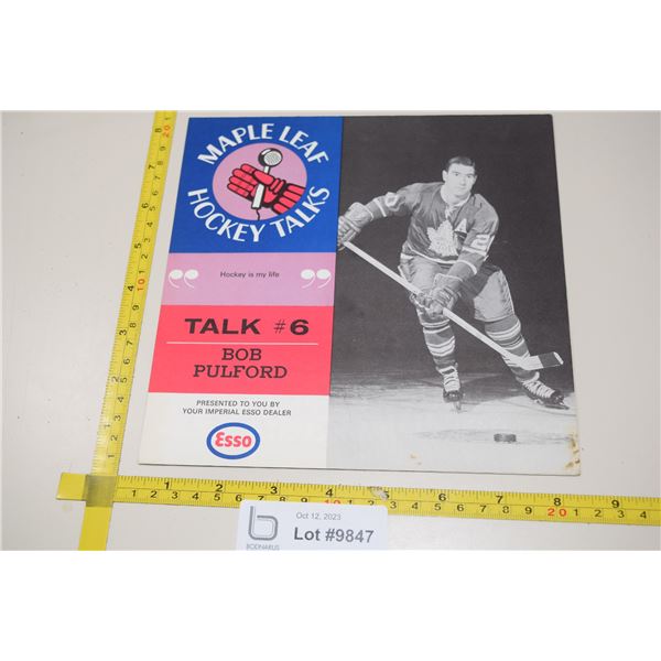 Toronto Maple Leafs Bob Pulford Record