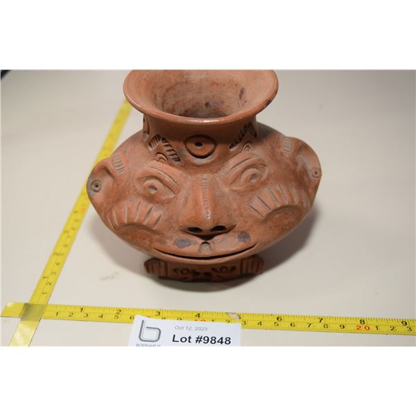 Pottery Face Jug - No Chips