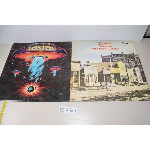 (2)LP Records - James Gang, Boston