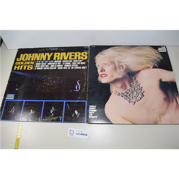 (2) LP Records - Edgar Winters, Jonny Rivers