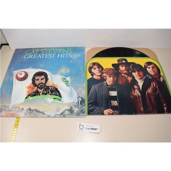 (2) Classic LP Records - Beach Boys and Cat Stevens