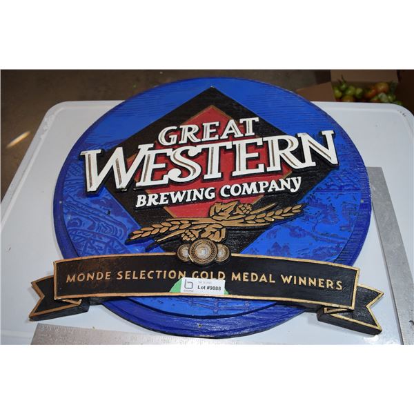 * Great Western Limited Edition Sign - 25x25"