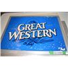 Image 2 : Great Western Litho Tin Sign - NOS