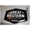 Image 1 : Great Western Litho Tin Sign - NOS