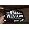 Image 2 : Great Western Litho Tin Sign - NOS