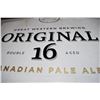 Image 2 : Original 16 Beer Sign - Has Repair