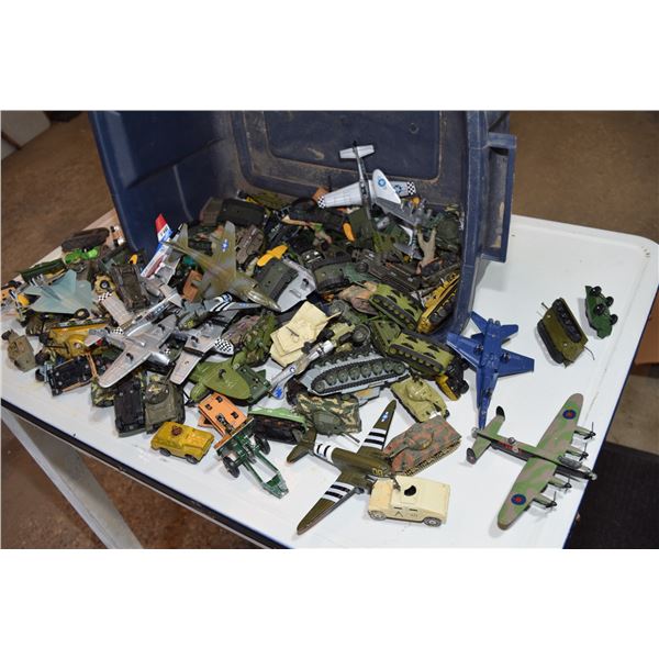 Half Tub of Military Vehicles