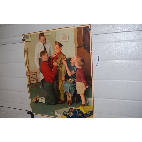 Norman Rockwell "Boy Scout" Poster - 24x20