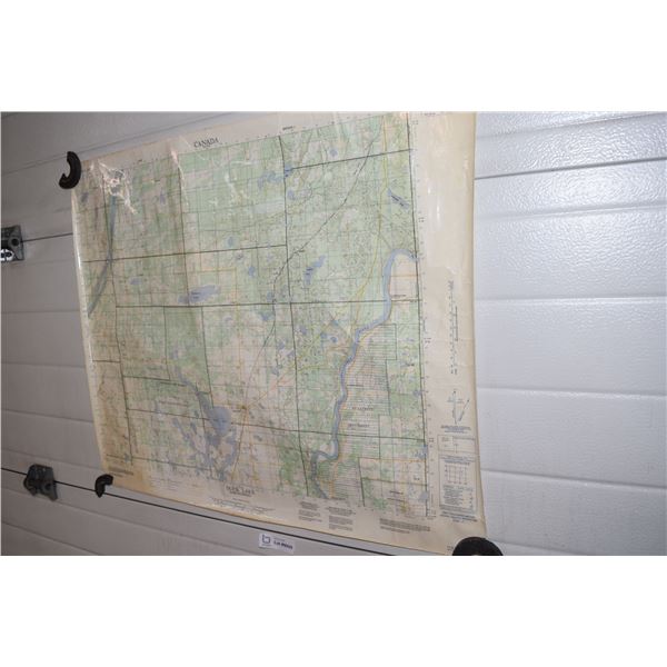 1962 Map of Duck Lake - 30x25