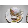 Image 3 : Colclough Bone China Cup and Saucer + Elizabethan "Anniversary Rose Series" Cup and Saucer