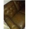 Image 2 : BROWN LEATHER LOOK LOVESEAT