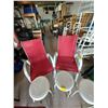 Image 2 : 2 OUTDOOR PATIO CHAIRS & 2 TABLES