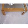 Image 2 : SQUARE GLASS TOP COFFEE TABLE