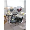 Image 1 : DRUM SET W/BASE DRUM, TOMTOMS, SNARE, CYMBOLS, ETC. LOOKS COMPLETE