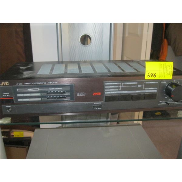 JVC AX-22BK stereo integrated amplifier 2x35w + Tuner FX-33LBK - Pour pièces / for parts only JVC AX-22BK stereo integrated amplifier 2x35w + Tuner FX-33LBK - Pour pièces / for parts only