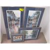 Image 1 : SET OF 4 FRAMED PICTURES: SAILBOATS, ETC.