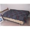 Image 1 : COMPLETE SINGLE MATTRESS W/MATTRESS PAD & MATTRESS & BOXSPRING & HEADBOARD & ROLLER FRAME