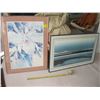 Image 1 : 2 FRAMED PRINTS: BRETT HEIGHTON & OCEAN PRINT