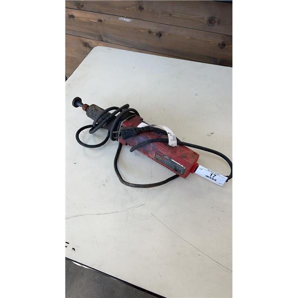MILWAUKEE DIE GRINDER, CORDED, 120V/11A, 2 IN DIA, TRIGGER, 14500 RPM WORKING