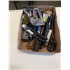 Image 2 : BOX OF TOOLS STAPLER, HAMMER, VICE AND MORE