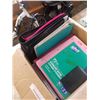 Image 2 : BOX OF STATIONARY, BINDERS AND MORE