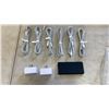 Image 2 : LOT OF IPHONE BRAIDED CORDS WITH 2 SMART PLUGS AND POWER BANK