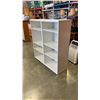 Image 2 : 2 SECTION WHITE BOOKSHELF