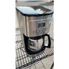 Image 1 : CUISINART STAINLESS PROGRAMMABLE COFFEE MAKER TESTED AND WORKING - RETAIL $129