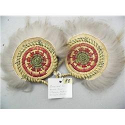 Grass and Fur Dance Fans by Theresa Mathias of Chevak, AK