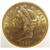 Image 1 : 1891 Twenty Dollar Gold Piece  -Almost Uncirculated- 58