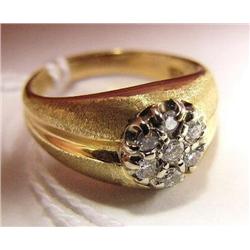 Men's seven Diamond Ring