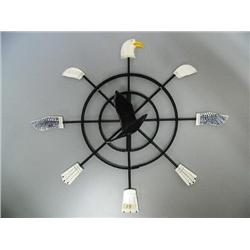 15" Baleen Ivory and Wood Spirit Mask by Eric Tetpon