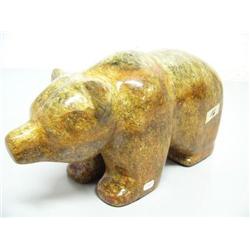 9 1/2" Soapstone Bear by Michael Scott