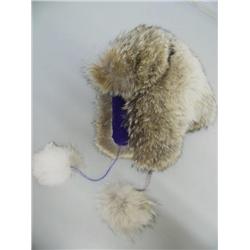 Trapper style hat by Flora Wassillie of Togiak, Alaska