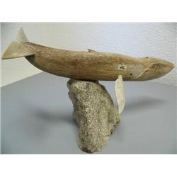 19 1/2" Whalebone Whale by Michael Scott