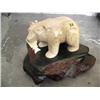 Image 1 : 5 1/2"  Soapstone Bear on 8 1/2" soapstone base