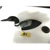 Image 1 : White Walrus Ivory,  India Ink  4"  Common Loon  by Al Mayac