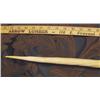 Image 2 : 7' 11" length x 2" diameter rare Narwhal Tusk from Tingit Indian Trader Heendai 1967 acquired pre-19