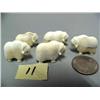 Image 1 : Choice on 5 Ivory Muskox by Charlie Kokuluk