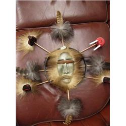 Soapstone and Wood Mask 25" x 24" by Jacob Otten