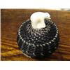 Image 1 : Baleen Basket 3 1/2" with carved Polar Bear
