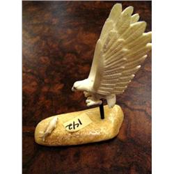 3 1/2" Ivory Eagle  going after Fish, Daniel Silook of Gamble Alaska