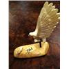 Image 1 : 3 1/2" Ivory Eagle  going after Fish, Daniel Silook of Gamble Alaska