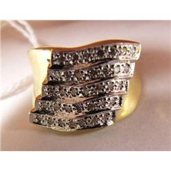 Lady's Ring with 35 Diamonds  approximately 3/4 carat of diamonds