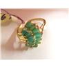 Image 1 : 12 Emeralds Lady's Ring
