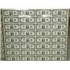 Image 1 : Uncut Sheet of $2 Bills  1995
