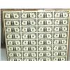Image 1 : Uncut Sheet of $1 Bills