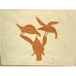 Stone Litho #10  37/50 by Kalvak 1968 17" x 23" image size, est. value $800